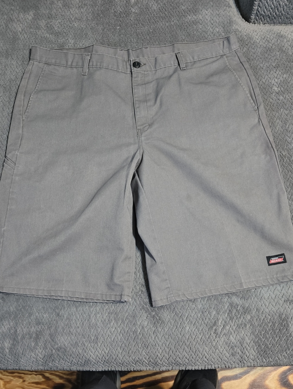 Dickies Men’s Light Gray Flat Front Work Shorts